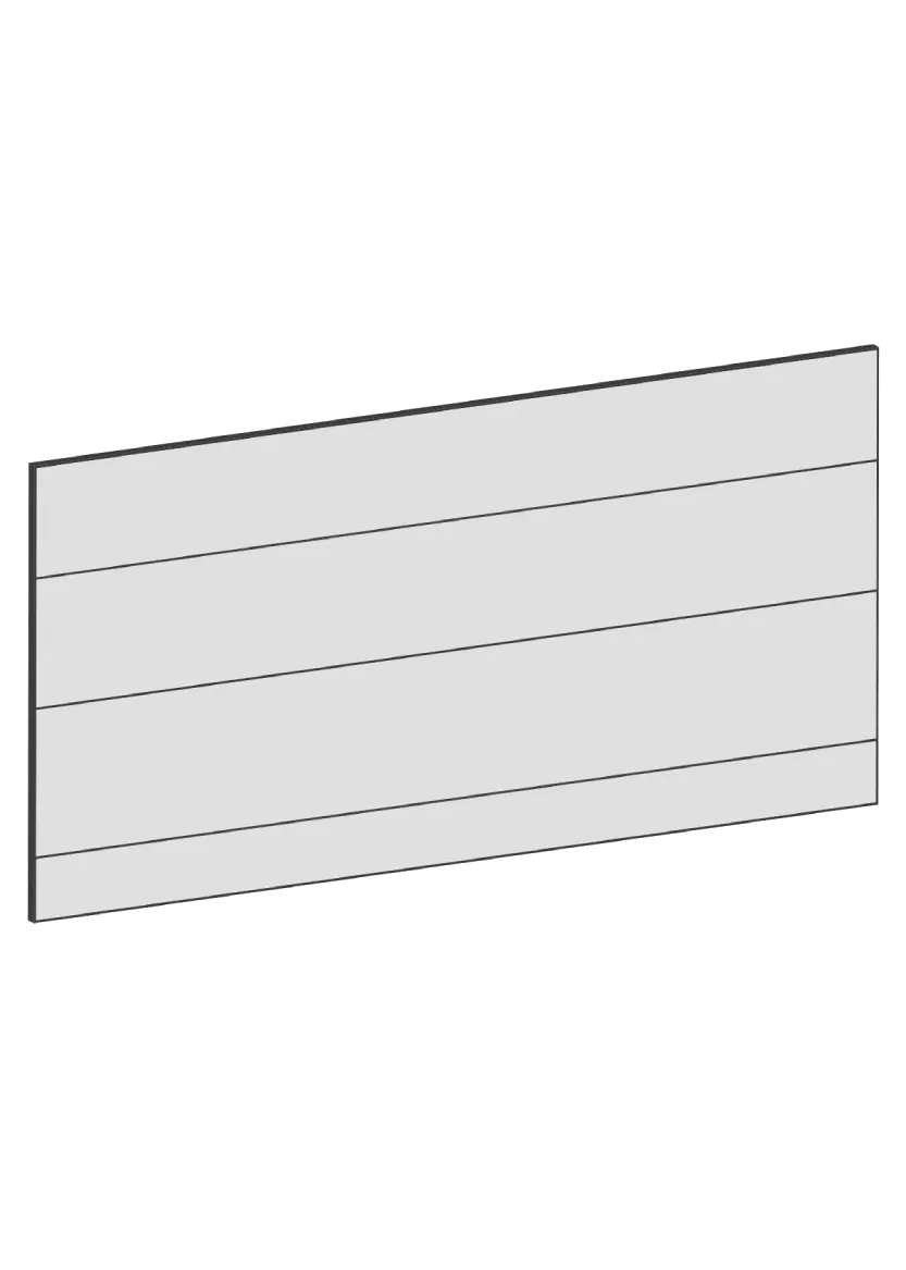 Drawer front 80x40 - Raw Oak White