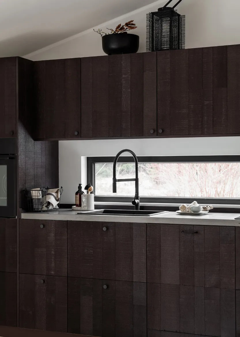 Door for base cabinet, dishwasher 60x80 - Raw Oak Dark
