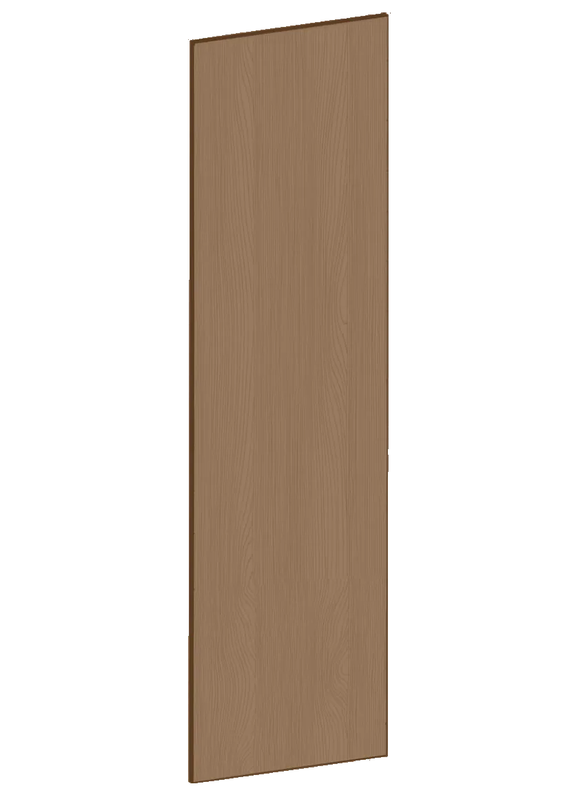 Täcksida för högskåp 62,2 x 220 cm – Flat Oak Brown
