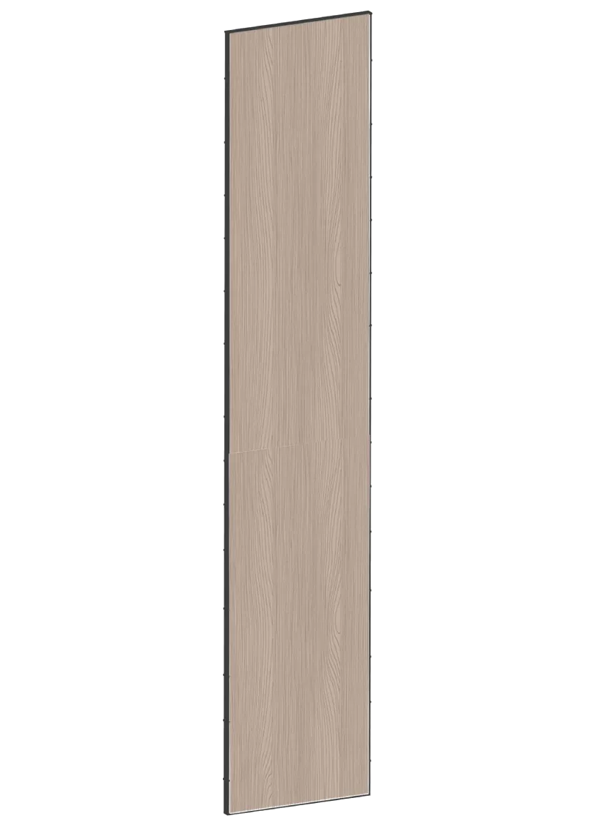 Täcksida för högskåp 39,8 x 208 cm – Flat Walnut