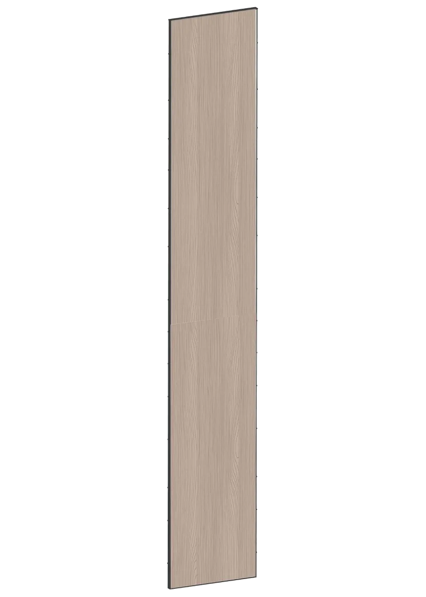 Täcksida för högskåp 39,8 x 240 cm – Flat Walnut