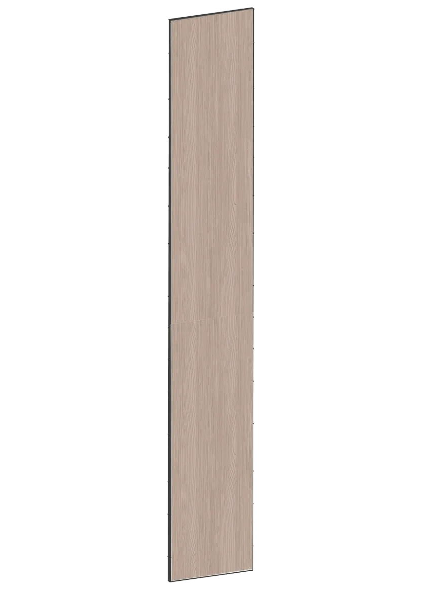 Täcksida för högskåp 39,8 x 248 cm – Flat Walnut