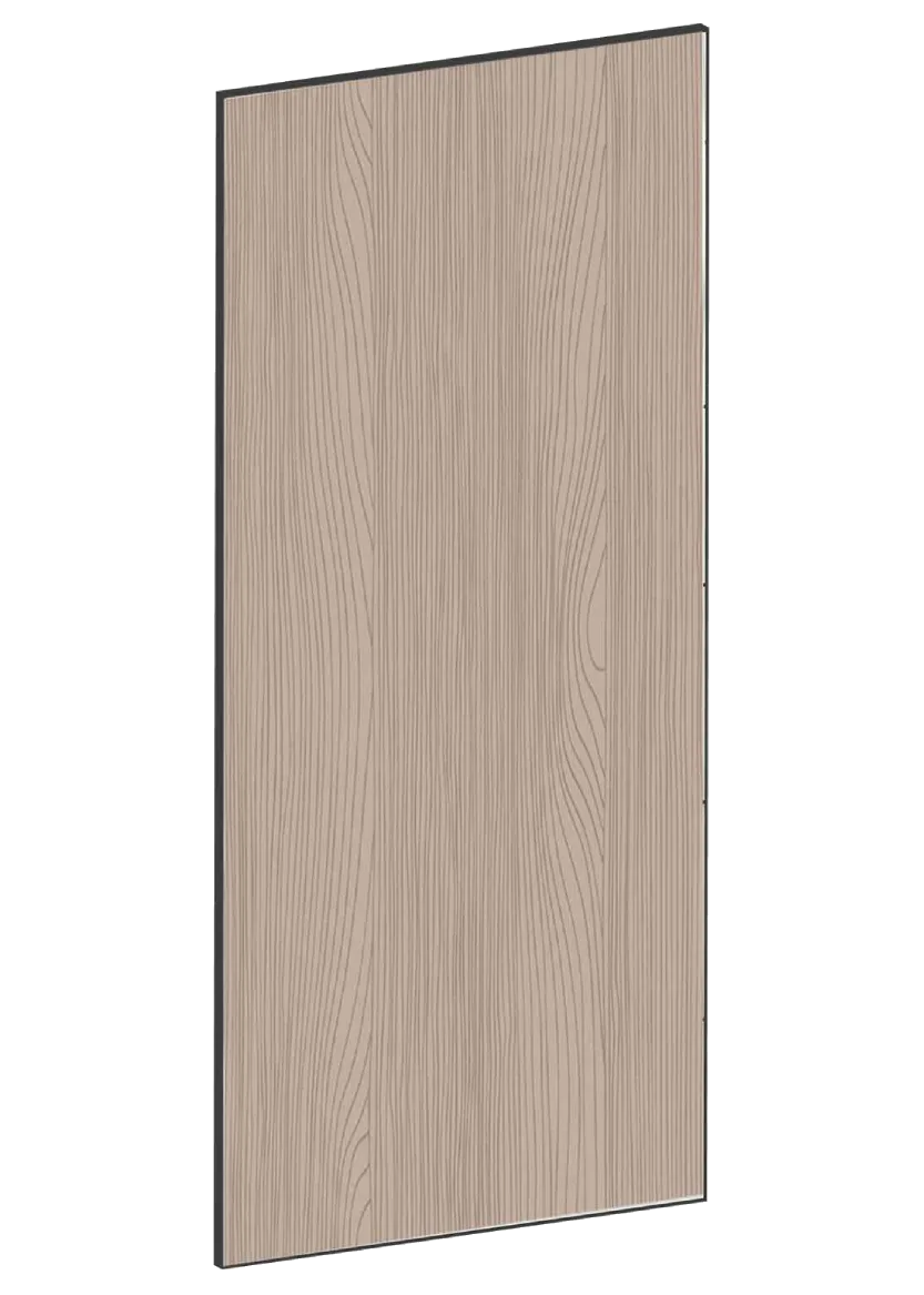Täcksida för högskåp 62,2 x 140 cm – Flat Walnut
