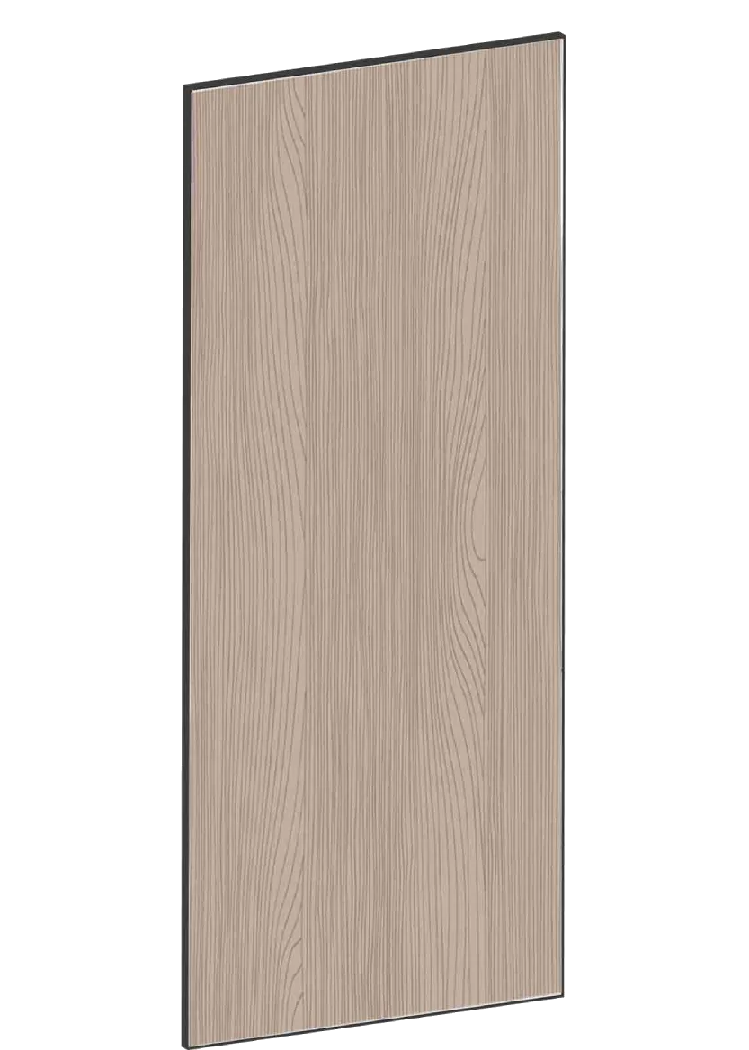 Täcksida för högskåp 62,2 x 148 cm – Flat Walnut