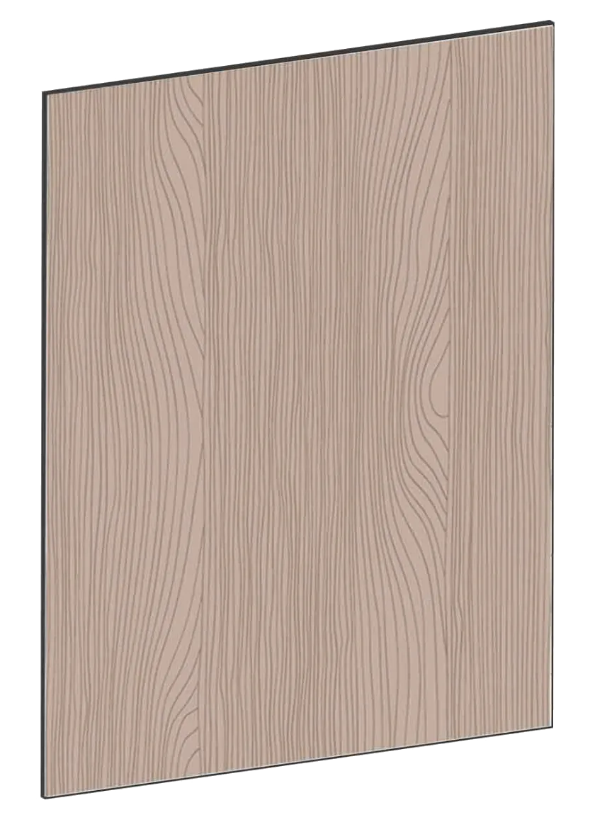 Täcksida för bänkskåp 62,2 x 88 cm – Flat Walnut