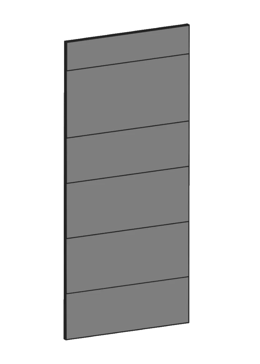 Täcksida för högskåp 62,2 x 140 cm – Raw Oak Dark