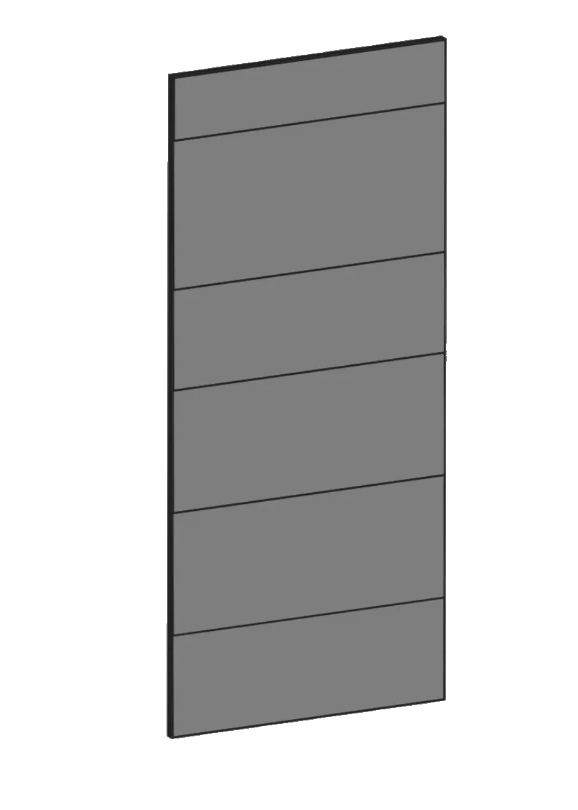 Täcksida för högskåp 62,2 x 148 cm – Raw Oak Dark