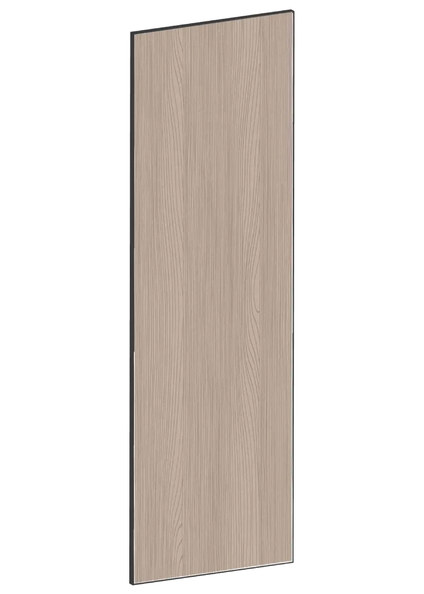 Lucka för bänkskåp, hörnskåp, 2st 25x80 - Flat Walnut