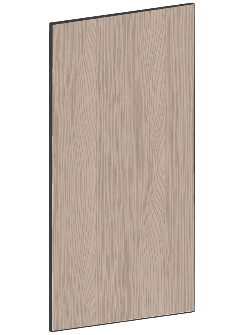 Lucka för bänkskåp 30x60 - Flat Walnut