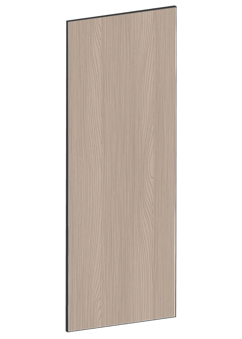 Lucka för bänkskåp 30x80 - Flat Walnut