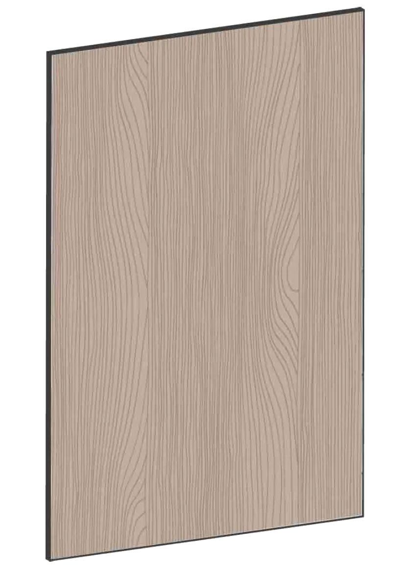 Lucka för bänkskåp 40x60 - Flat Walnut