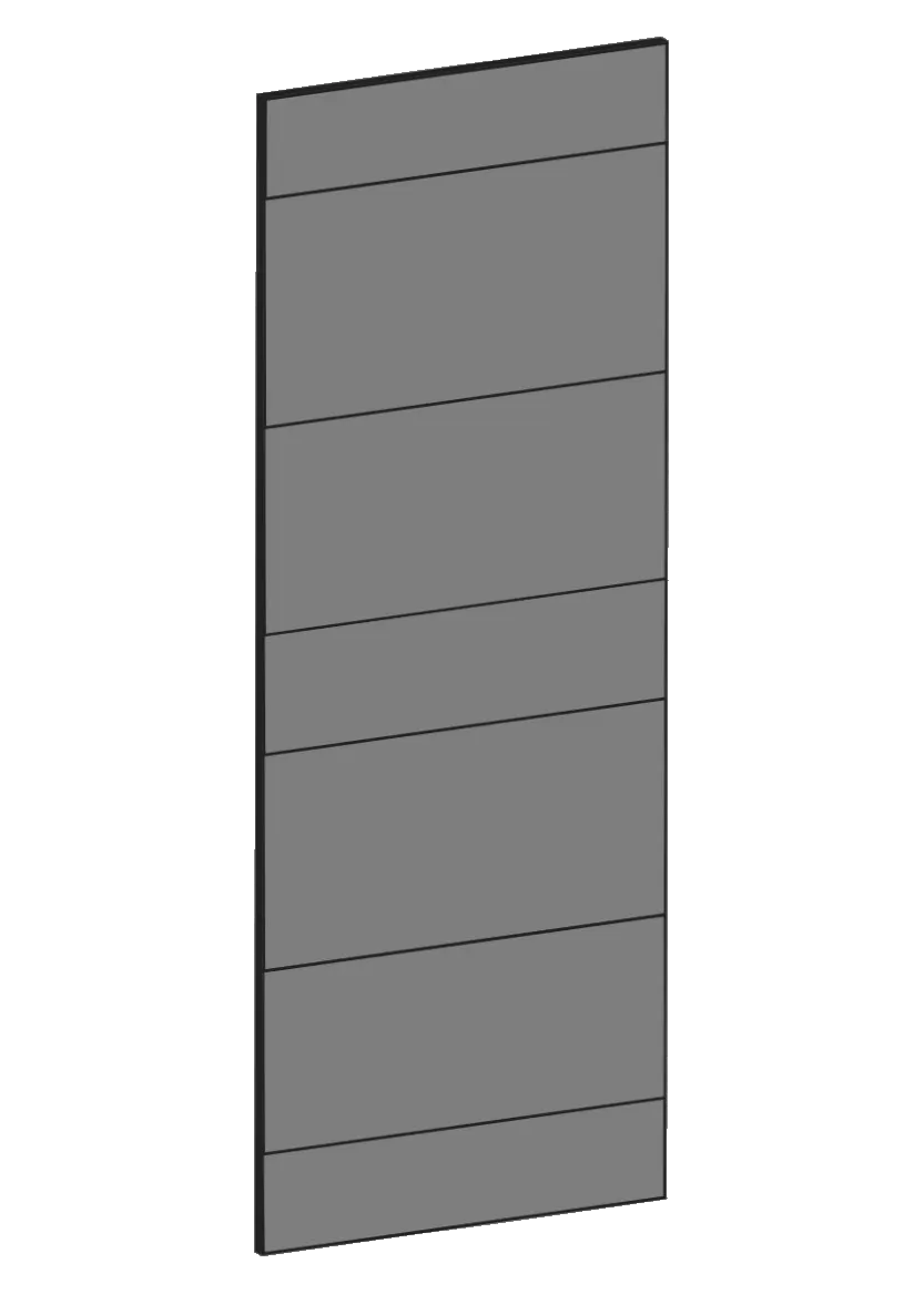 Lucka för bänkskåp 30x80 - Raw Oak Dark