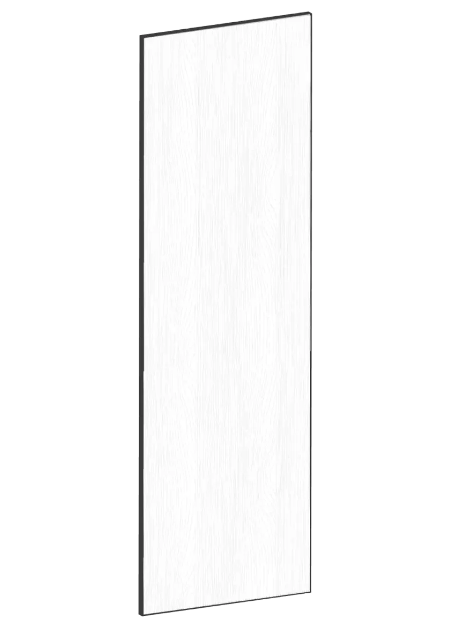 Lucka för bänkskåp, hörnskåp, 2 st 25x80 - Color+