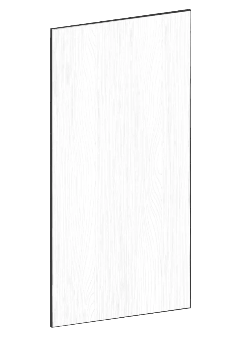Lucka för bänkskåp diskmaskin 45x80 - Color+