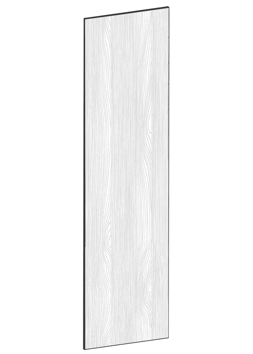 Lucka för högskåp 60x220 - Flat Oak