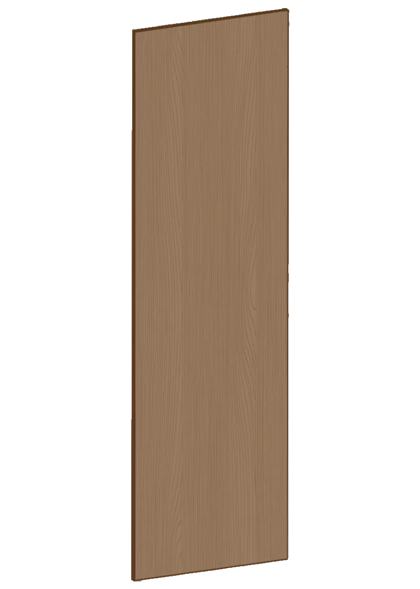 Lucka för högskåp 60x200 - Flat Oak Brown