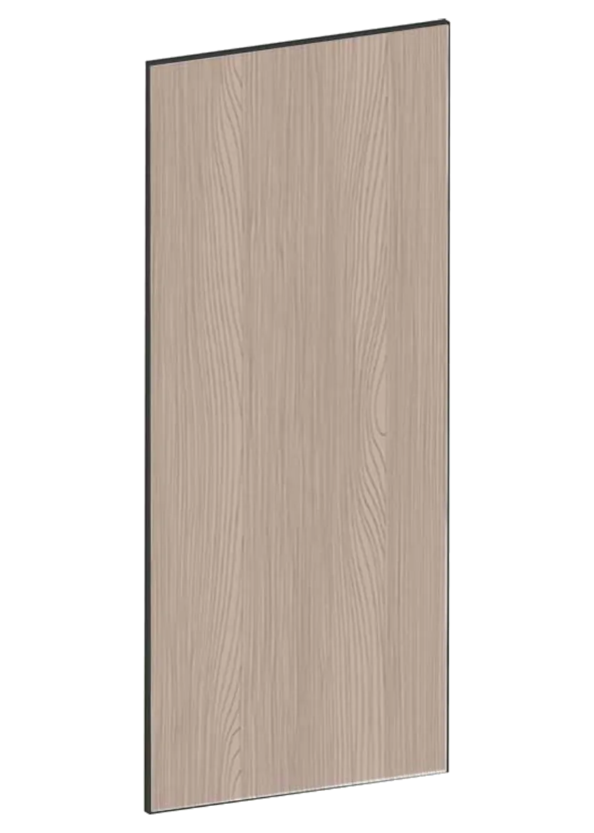 Lucka för högskåp 60x140 - Flat Walnut