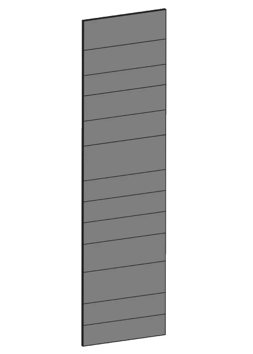 Door for tall cabinet 60x220 - Raw Oak Dark