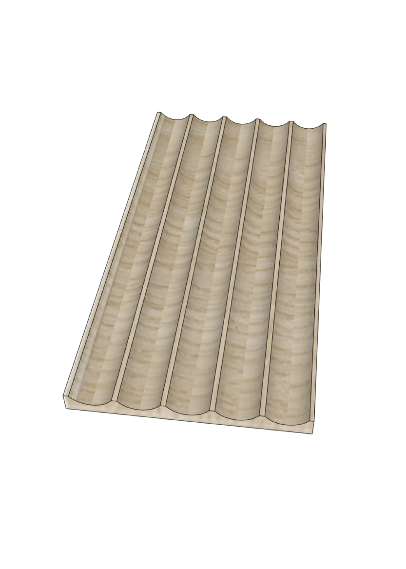 Kryddvagga till 3-delad inredning