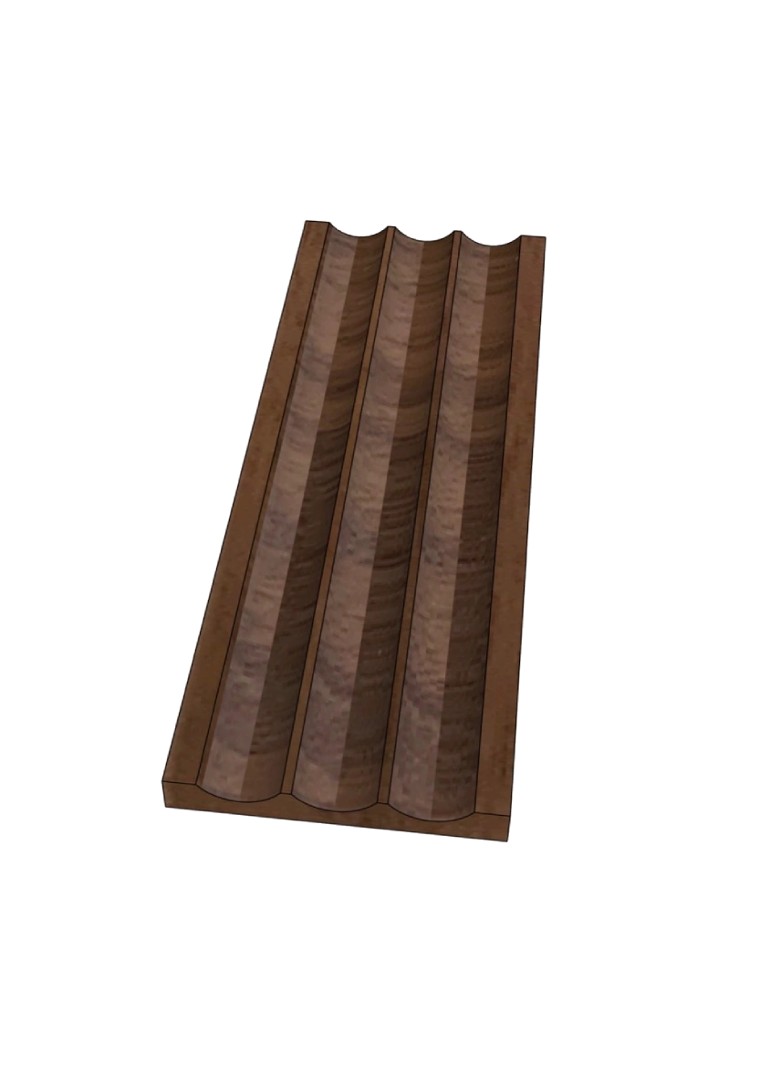 Kryddvagga till 3-delad inredning