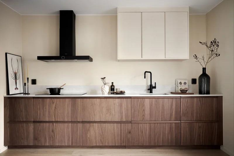 Lucka för bänkskåp 40x60 - Flat Walnut