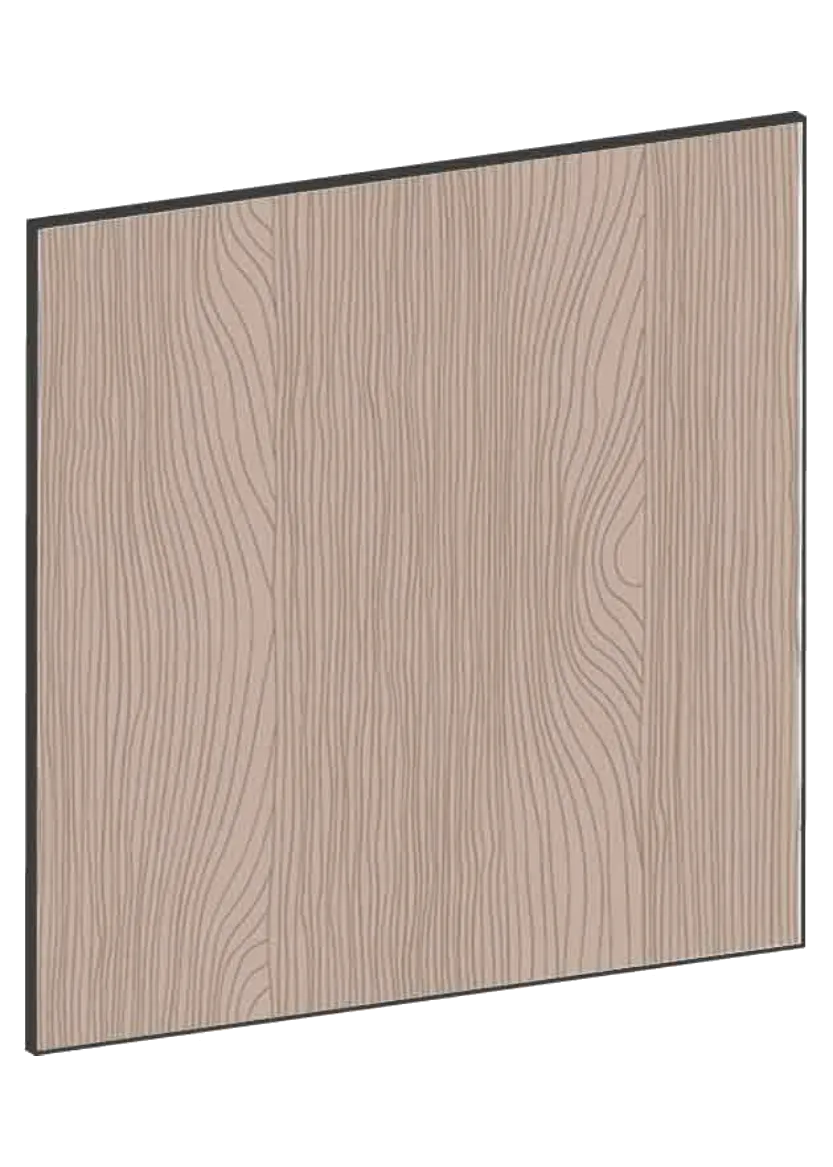 Lucka för toppskåp 40x40 - Flat Walnut