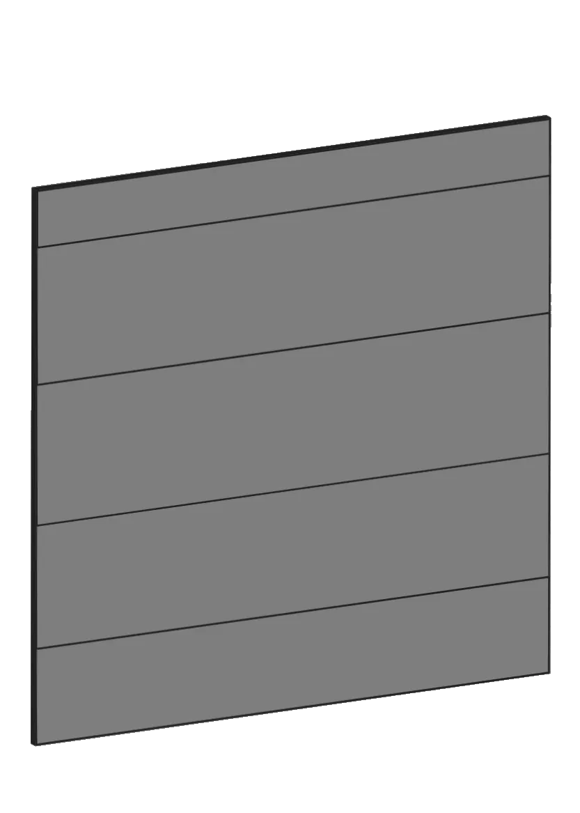 Lucka för toppskåp 60x60 - Raw Oak Dark