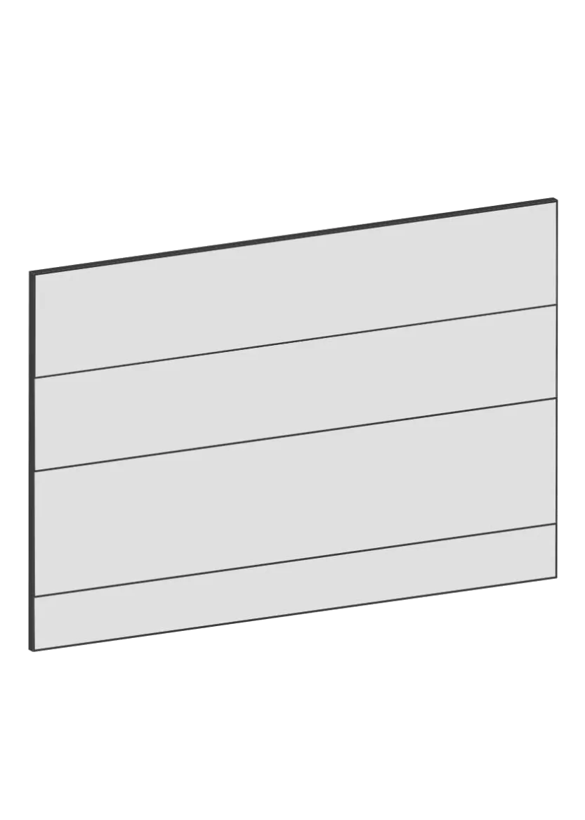Lucka för toppskåp 60x40 - Raw Oak White
