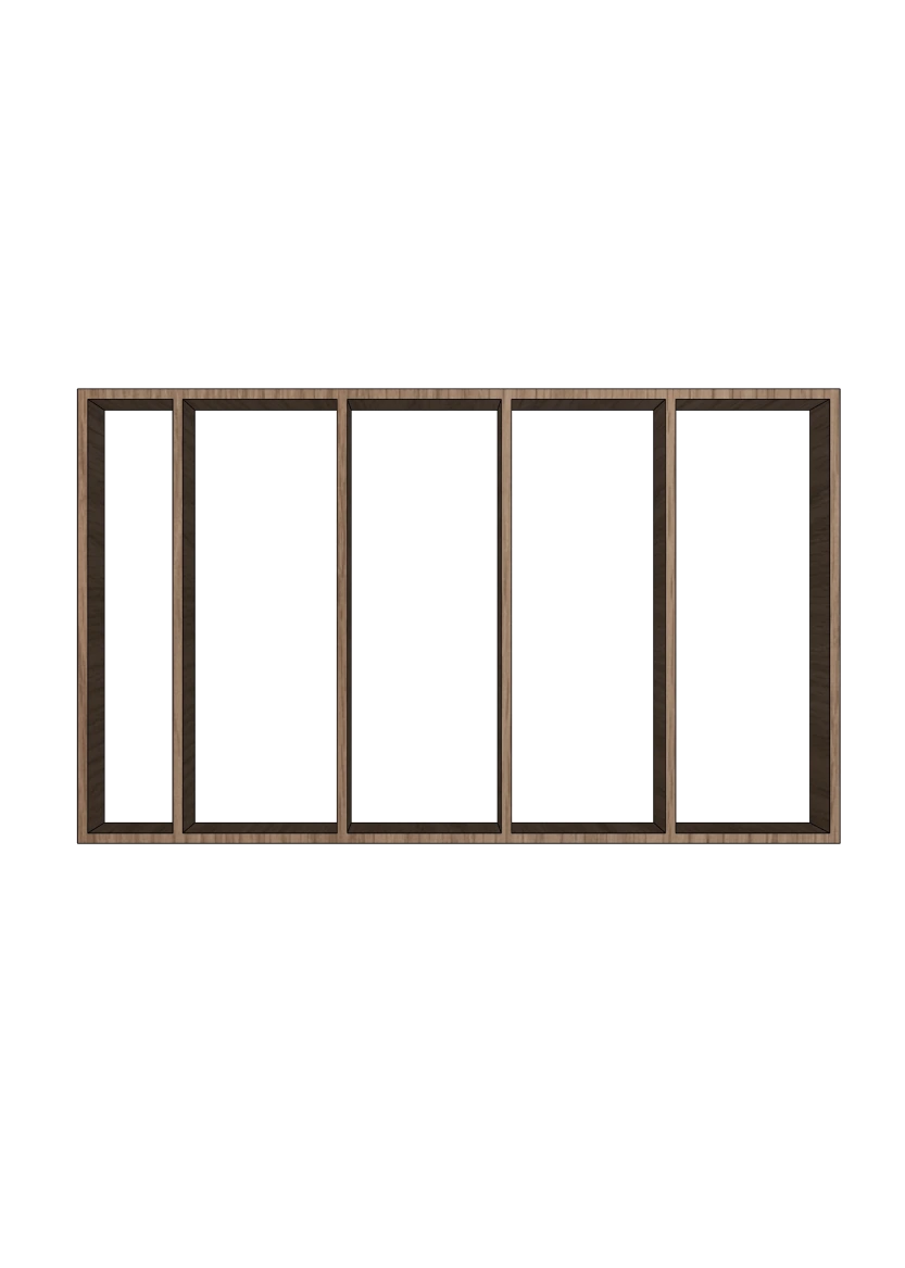 Bestickindelning till trälåda 60 cm