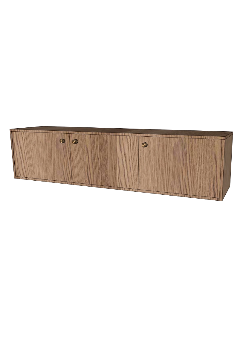 Wardrobe door 50x230 - Flat Oak