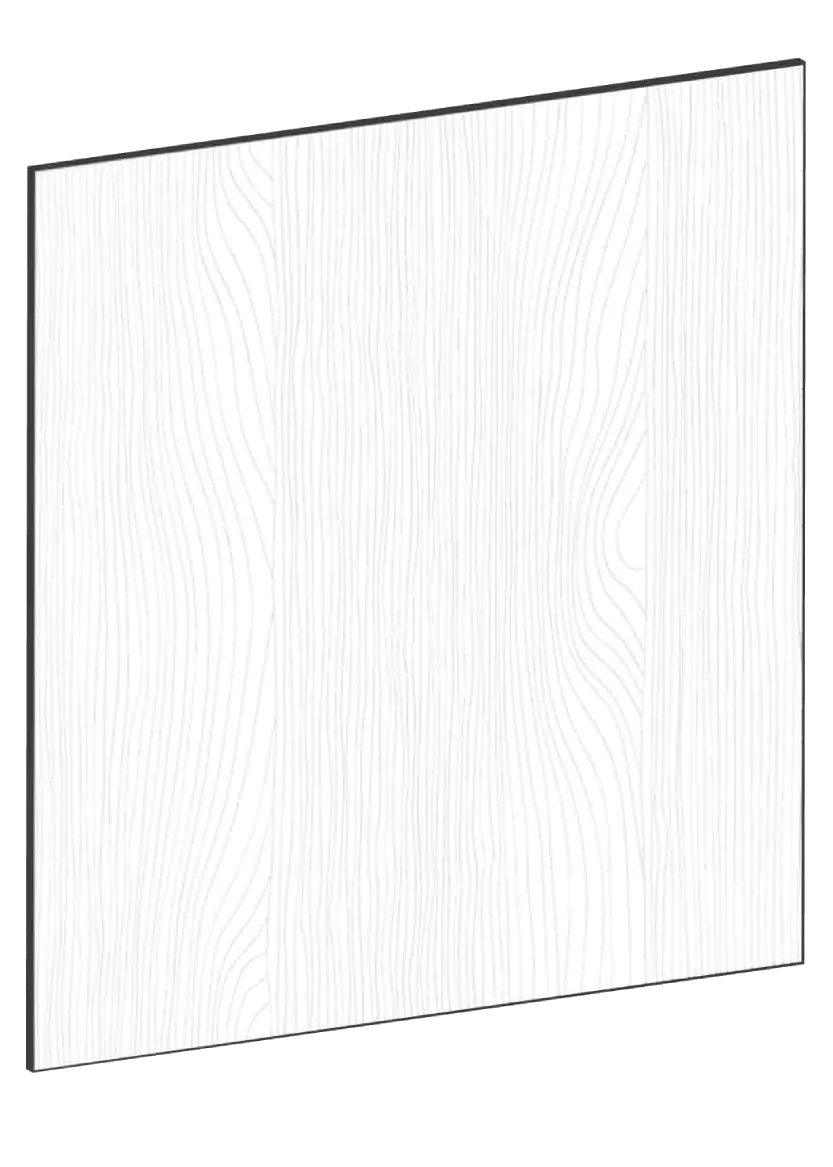 Lucka för toppskåp 60x60 - Color+