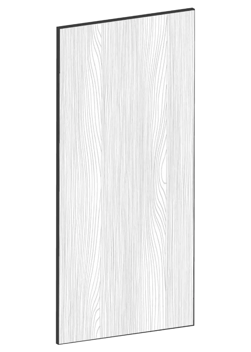 Lucka för väggskåp 30x60 - Flat Oak