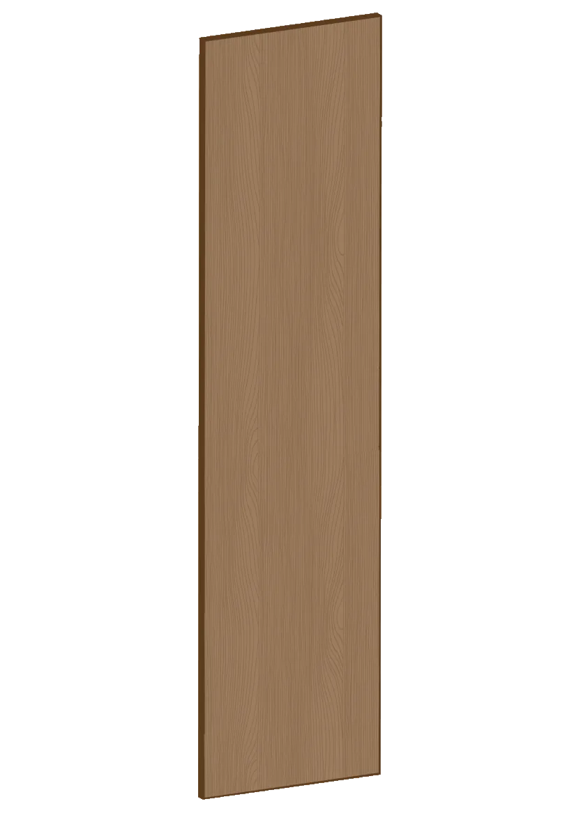 Lucka för väggskåp 20x80 - Flat Oak Brown