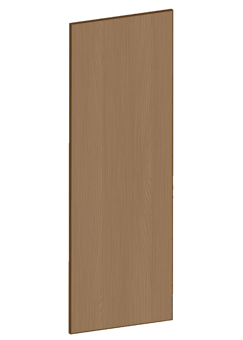 Lucka för väggskåp 30x80 - Flat Oak Brown