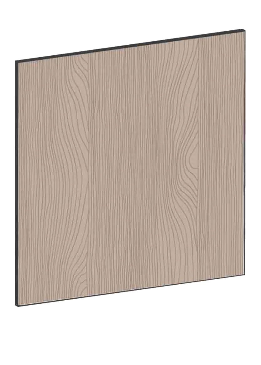 Lucka för väggskåp 40x40 - Flat Walnut