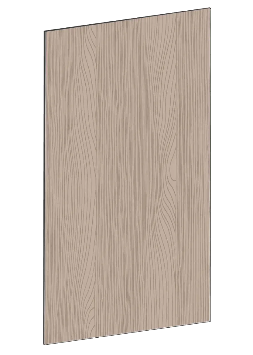 Lucka för väggskåp 60x100 - Flat Walnut