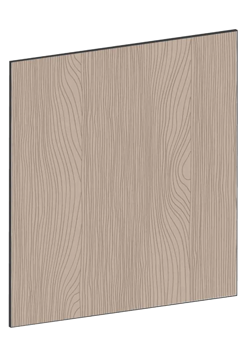 Door for wall cabinet 60x60 - Flat Walnut