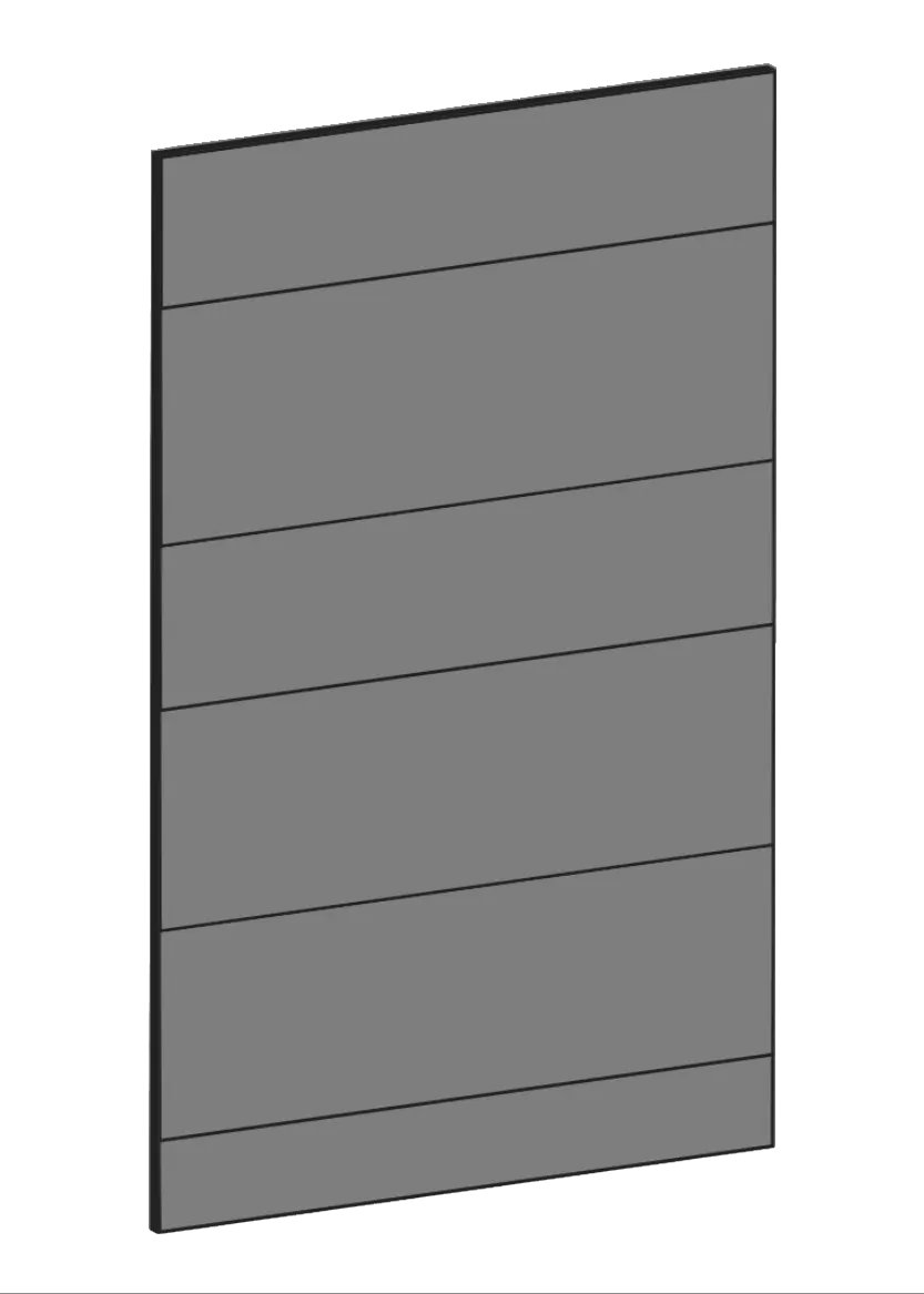 Lucka för väggskåp 40x60 - Raw Oak Dark