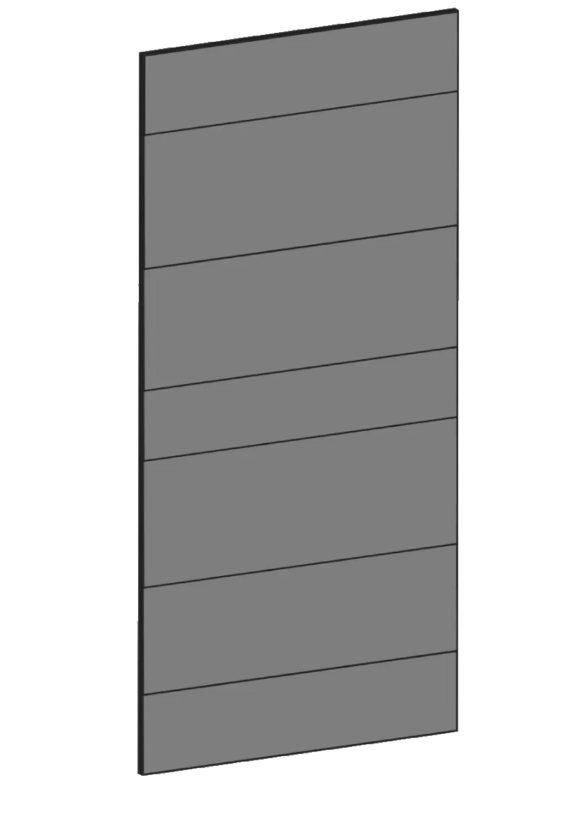 Lucka för väggskåp 40x80 - Raw Oak Dark