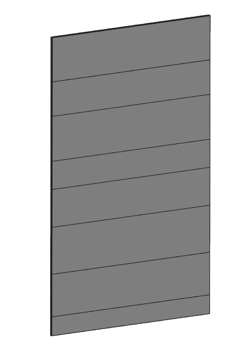 Lucka för väggskåp 60x100 - Raw Oak Dark