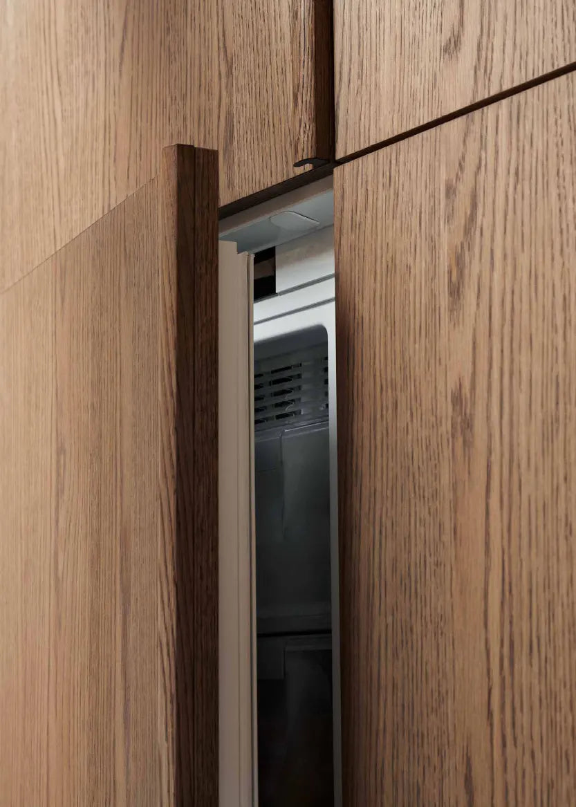 Lucka för högskåp 40x220 - Flat Oak Brown