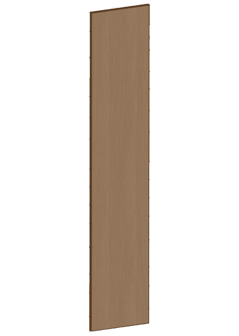 Cover for tall cabinet 39.8 x 200 cm – Flat Oak Brown