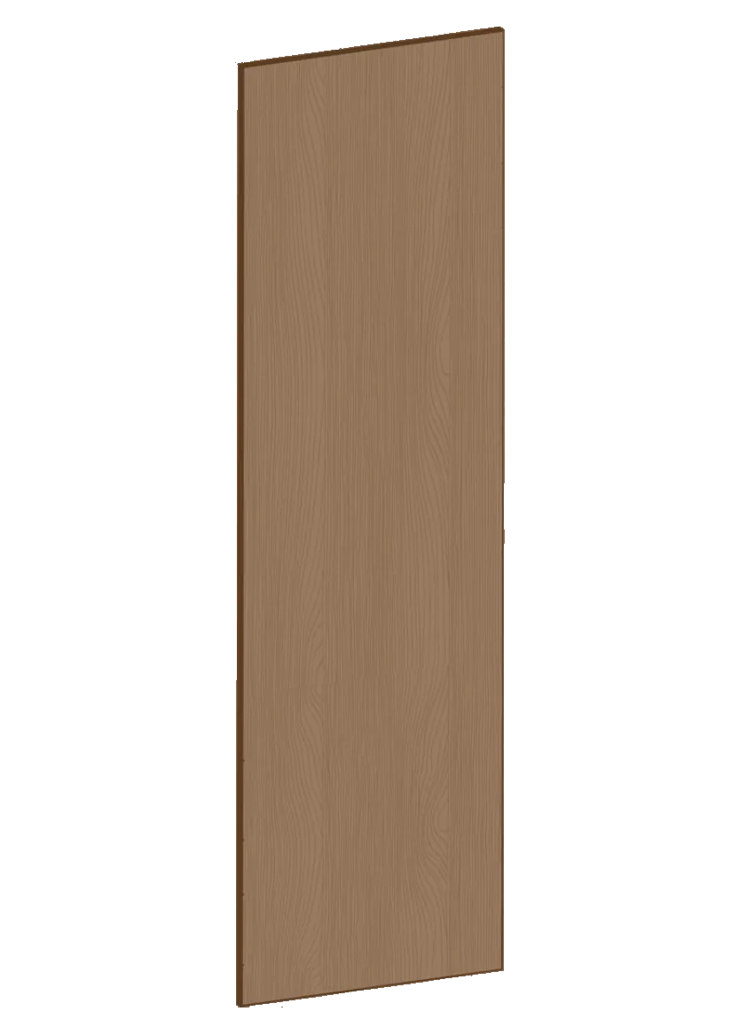 Cover for tall cabinet 62.2 x 208 cm – Flat Oak Brown
