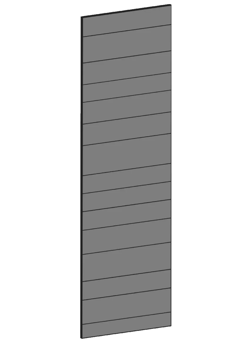 Cover for tall cabinet 62.2 x 208 cm – Raw Oak Dark